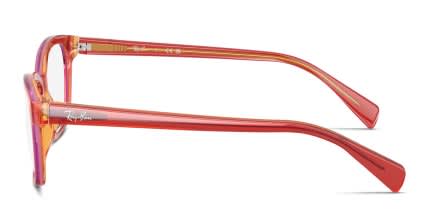 Ray-ban RY1591 Kids Red, Yellow glasses - Red / Yellow - Side View