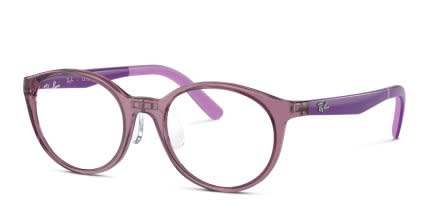 Ray-ban RY1625D Kids Purple glasses - Purple - Angle View