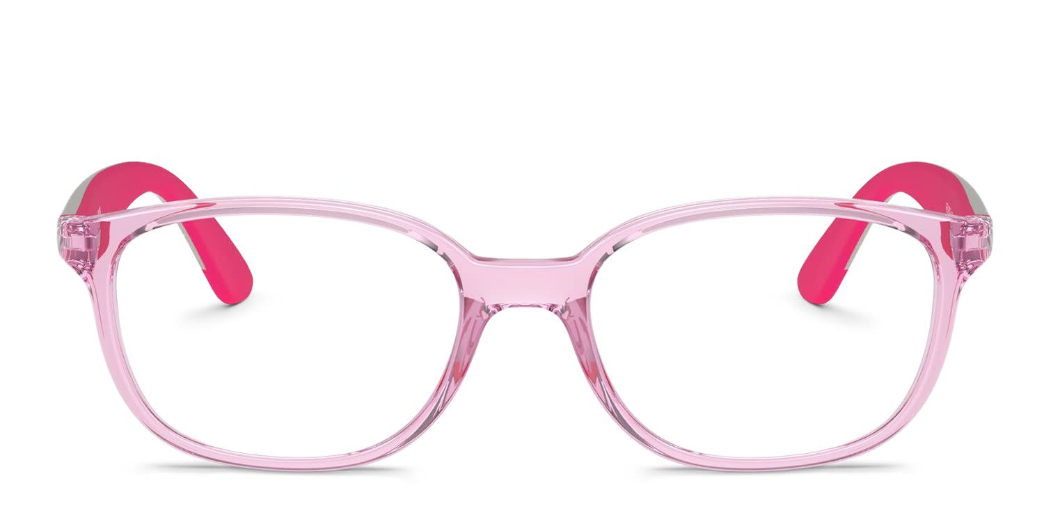 Ray-ban RY1632F Kids Pink glasses - Pink - Frontal View