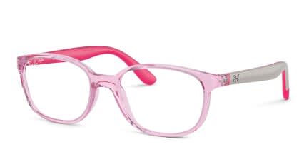 Ray-ban RY1632F Kids Pink glasses - Pink - Angle View