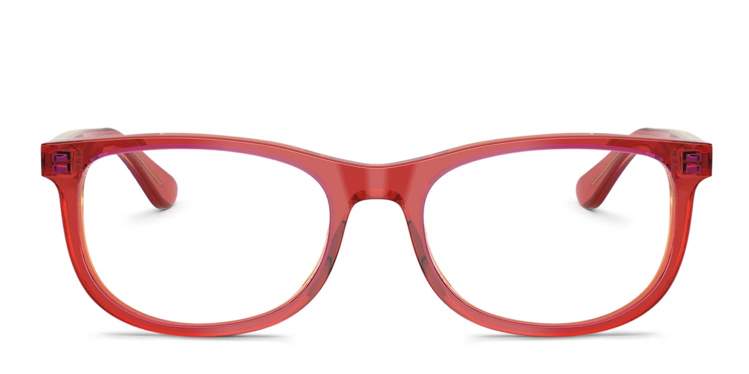 Ray-Ban RY1598 Kids Red, Clear Prescription Eyeglasses