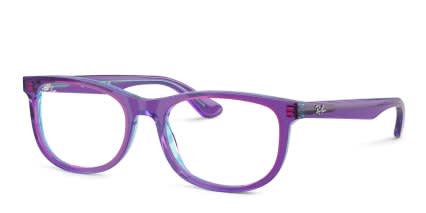 Ray-ban RY1642F Kids Purple glasses - Purple - Angle View