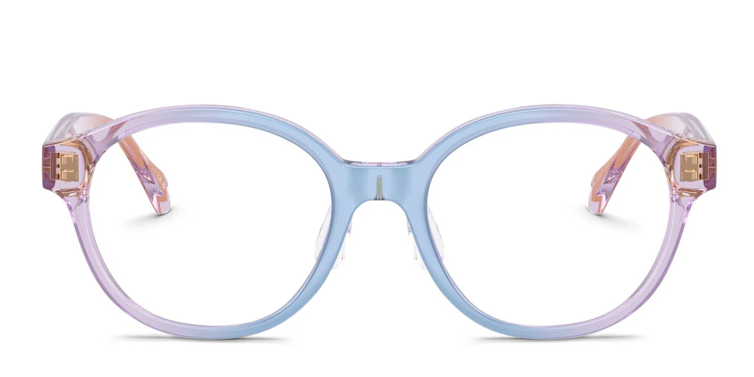 Versace VK3012 Kids Gold, Blue, Purple glasses - Gold / Blue / Purple - Frontal View