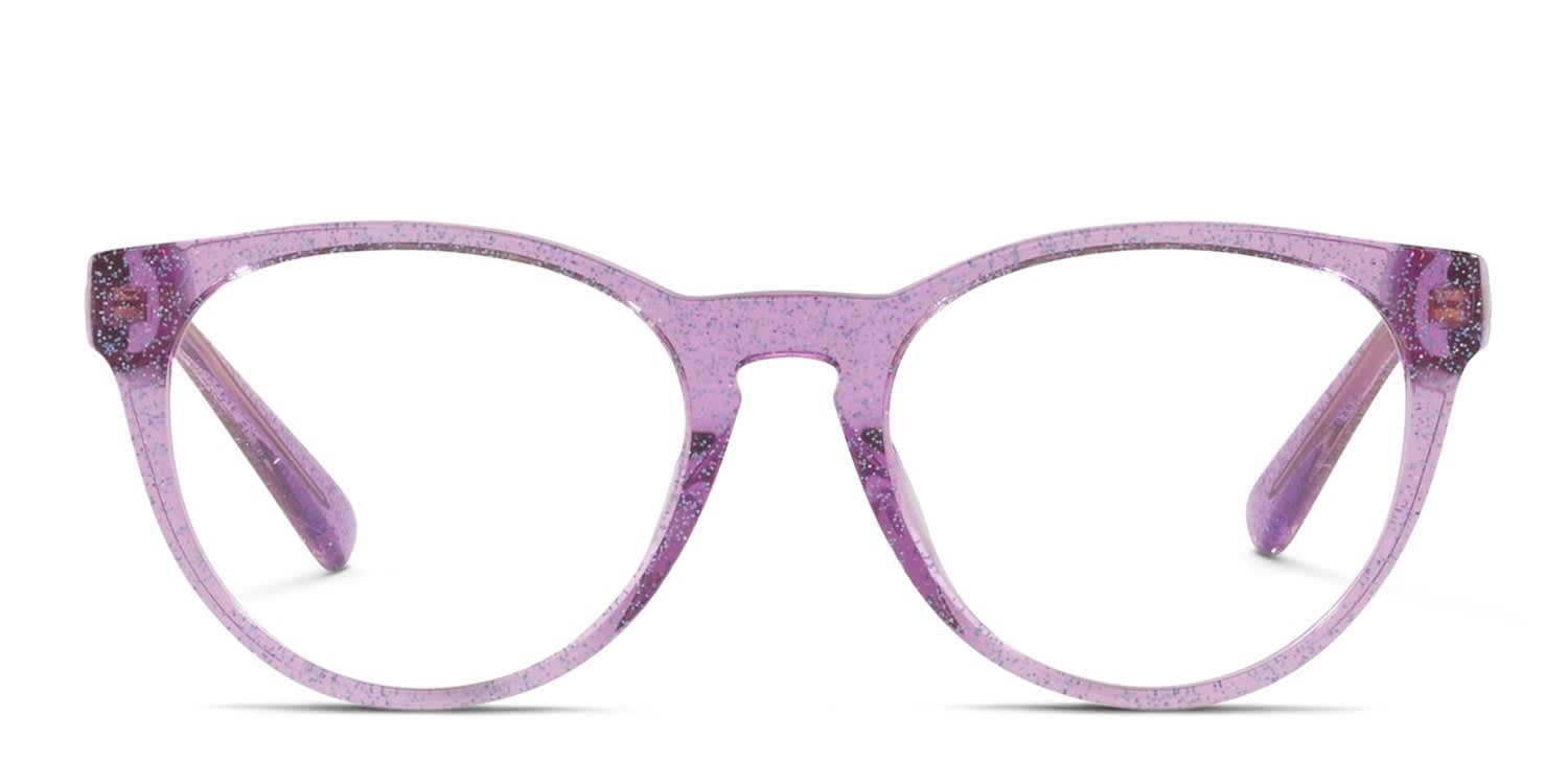 Versace VK3321U Kids Purple, Glitter glasses - Purple / Glitter - Frontal View
