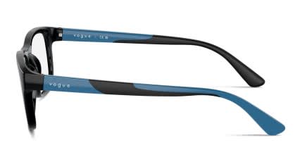 Vogue VY2021 Kids Black glasses - Black - Side View
