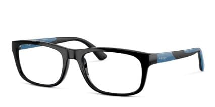 Vogue VY2021 Kids Black glasses - Black - Angle View