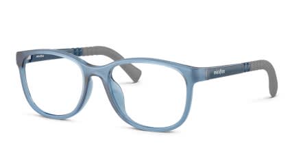 Miraflex MF4050 Kids Clear, Blue glasses - Clear / Blue - Angle View