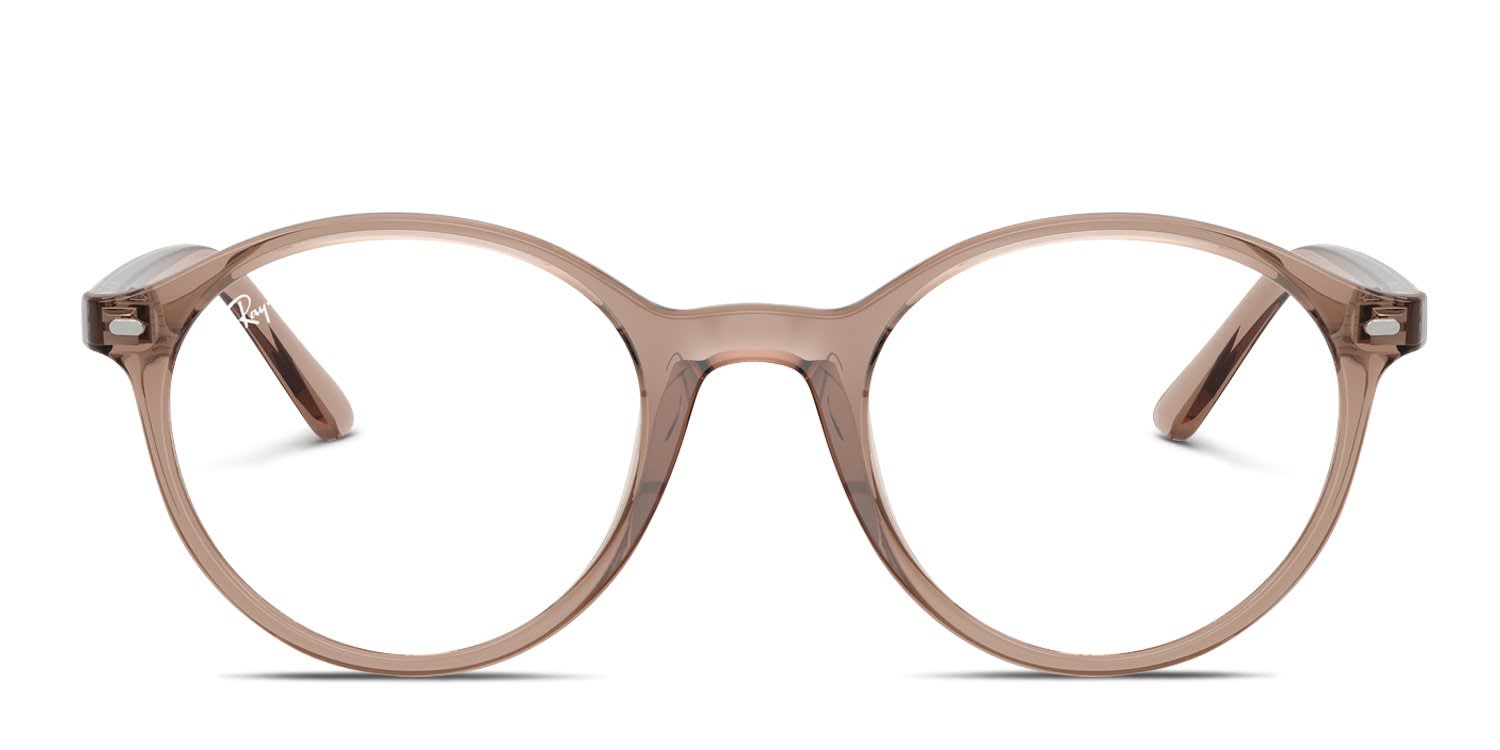 Ray-ban RY1730 Kids Clear, Brown glasses - Clear / Brown - Frontal View