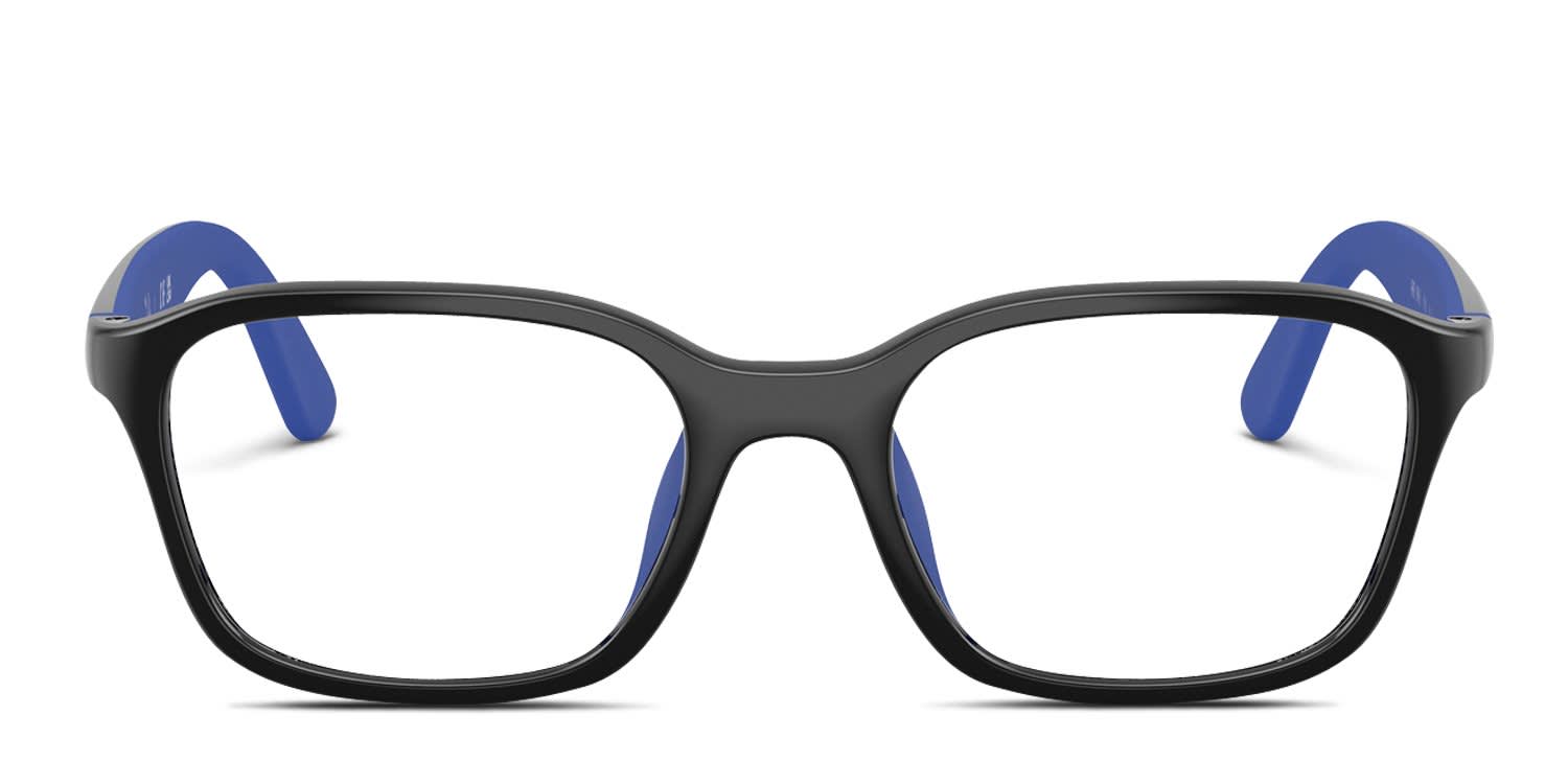 Ray-ban RY1906 Kids Black, Blue glasses - Black / Blue - Frontal View