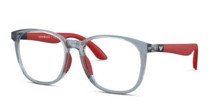 Emporio Armani EK3004 Kids Blue glasses - Blue - Angle View