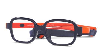 Miraflex MF4001 Kids Blue glasses - Blue - Angle View