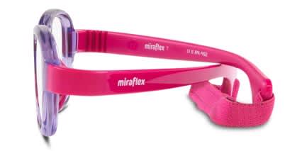 Miraflex MF4004 Kids Purple, Pink glasses - Purple / Pink - Side View