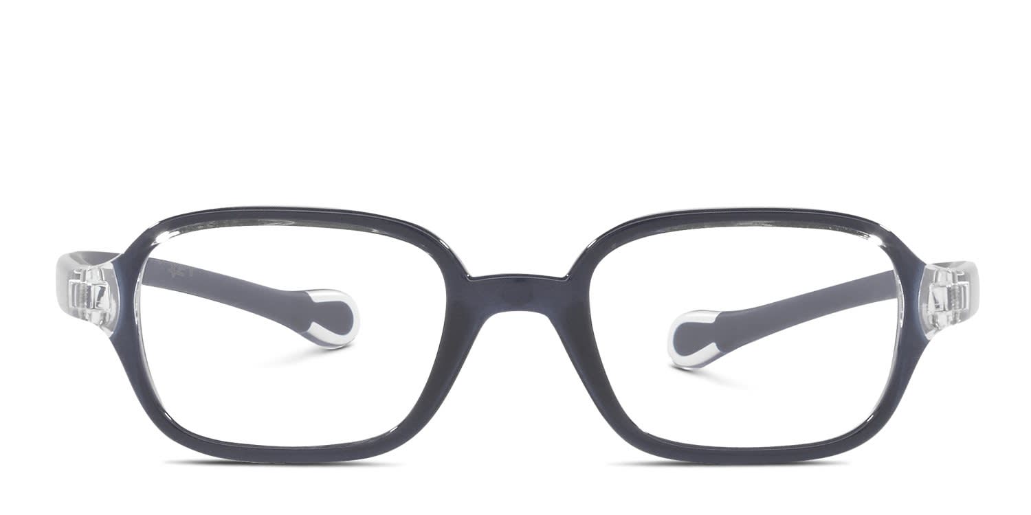 Ray-ban RY9074V Kids Clear, Blue glasses - Clear / Blue - Frontal View