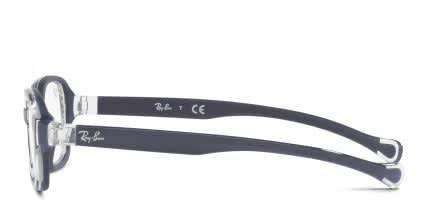 Ray-ban RY9074V Kids Clear, Blue glasses - Clear / Blue - Side View