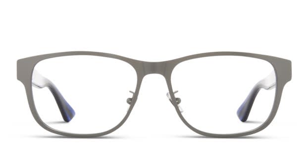 Gucci GG0007O Gunmetal w/Blue Prescription Eyeglasses