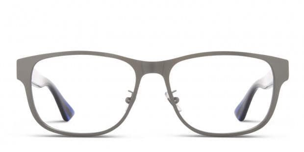 Gucci GG0007O Gunmetal w/Blue Prescription Eyeglasses
