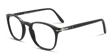 Persol 3007V Shiny Black glasses - Shiny Black - Angle View