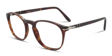 Persol 3007V Brown, Tortoise glasses - Brown / Tortoise - Angle View