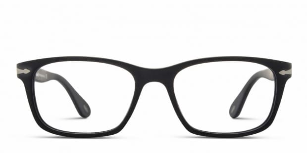Persol 3012V Matte Black Eyeglasses Includes FREE Rx Lenses