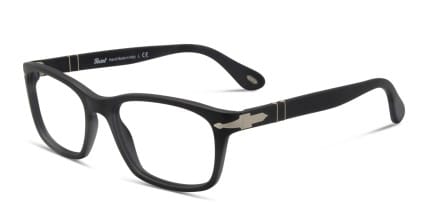 Persol 3012V Matte Black glasses - Matte Black - Angle View