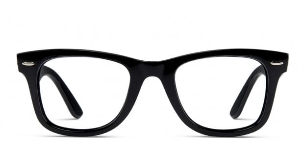 smør udstødning Adskille Ray-Ban RX4340V Wayfarer Ease Shiny Black Prescription Eyeglasses