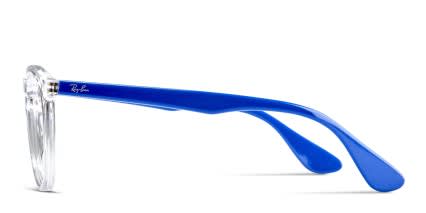 Ray-Ban 7046 Blue/Clear glasses - Blue / Clear - Side View
