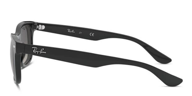 Ray-Ban Wayfarer II ブラックサングラス Ray-Ban RJ9052S Kids Black Prescription Sunglasses - 50% Off Lenses