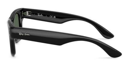 Ray-ban RJ9240S Kids Black, Green glasses - Black - Side View