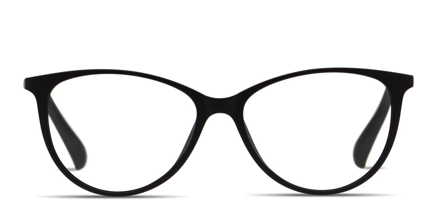 Collective Black w/Clip-on glasses - Black - Frontal View