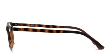 Revel Shai Brown/Tortoise w/Clip-On glasses - Brown / Tortoise - Side View