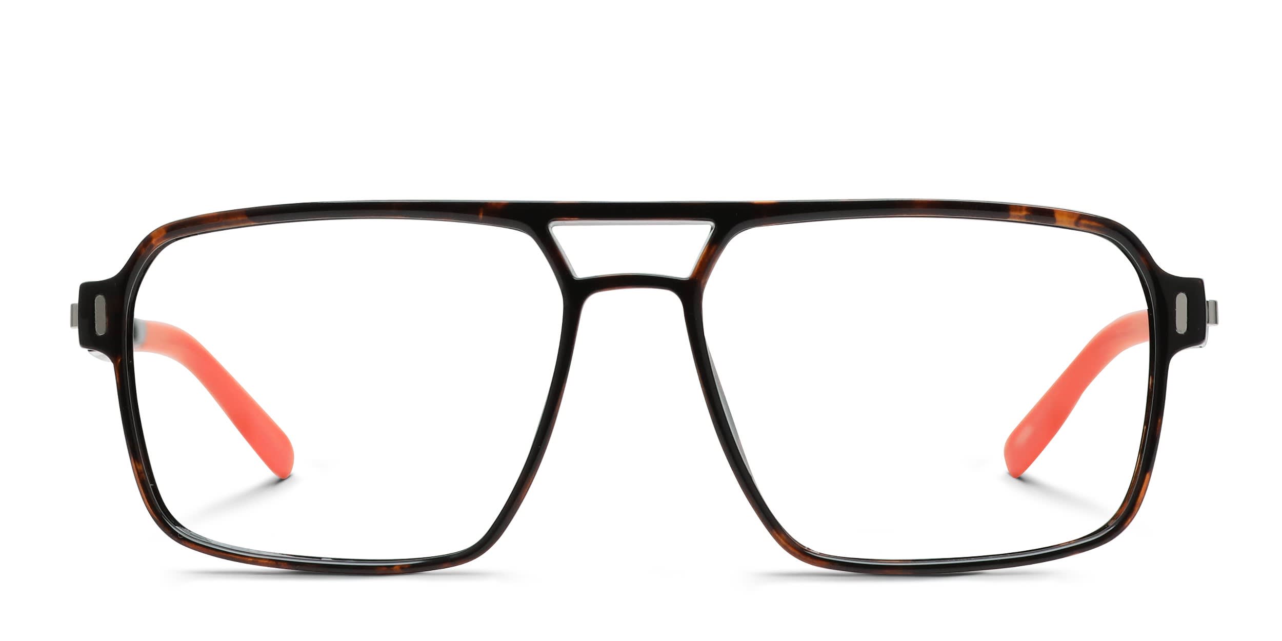 Revel Pull Brown, Tortoise w/Clip-on glasses - Brown / Tortoise - Frontal View
