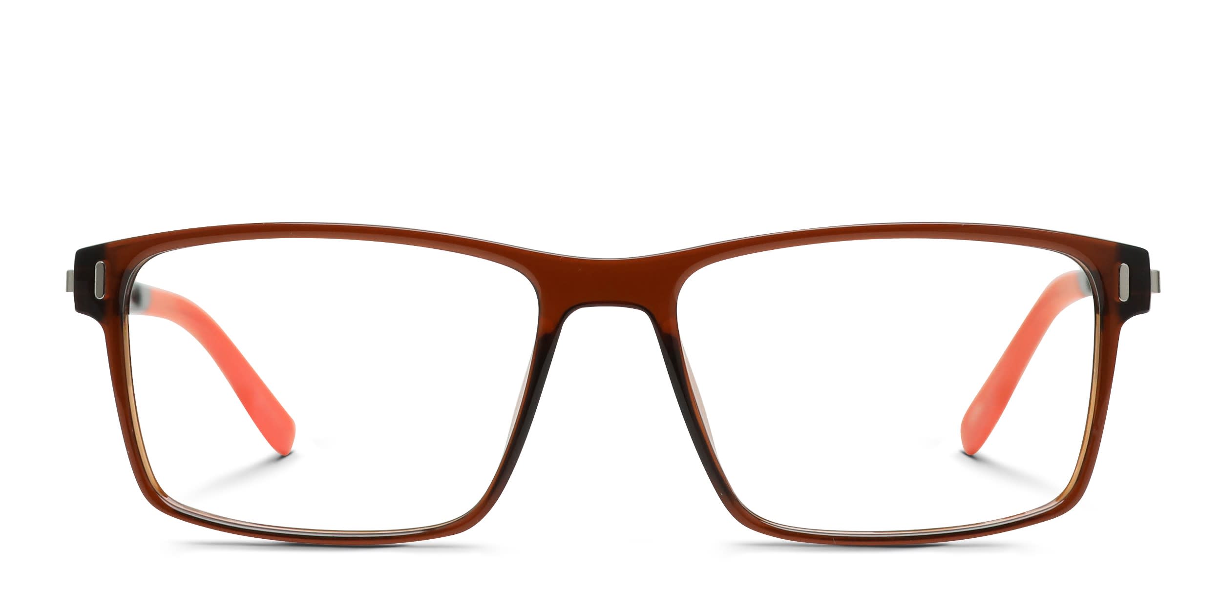 Revel To the Max Brown w/Clip-on glasses - Brown - Frontal View