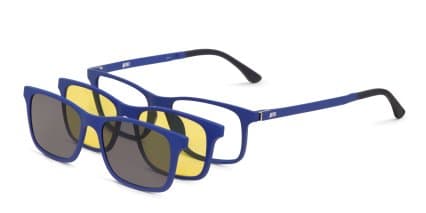 Revel Shai Blue w/Clip-On glasses - Blue - Angle View