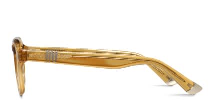 Muse San Simeon w/Clip-on Yellow, Clear glasses - Yellow / Clear - Side View