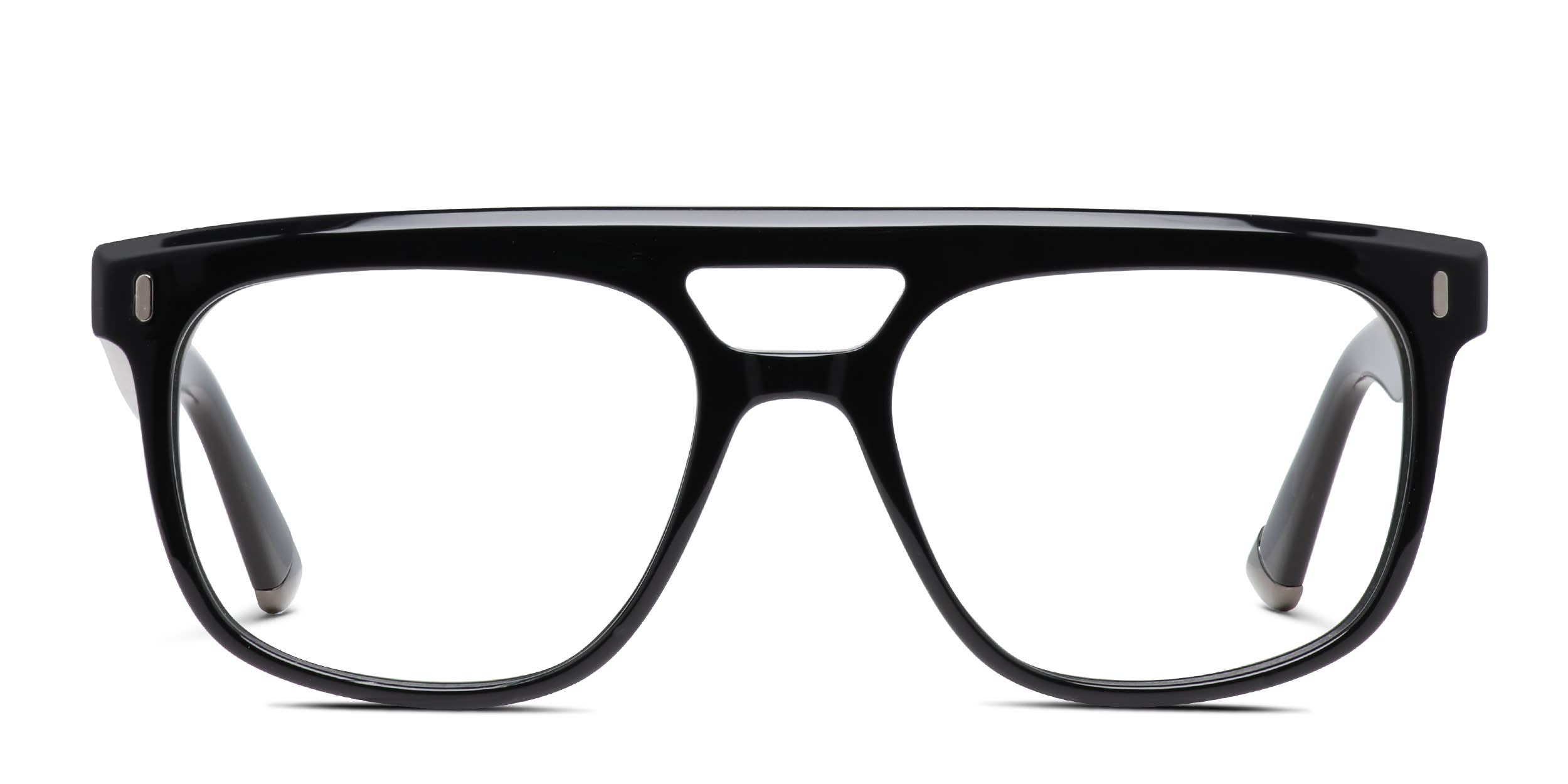 Muse El Matador w/Clip-on Shiny Black glasses - Shiny Black - Frontal View