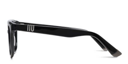 Muse El Matador w/Clip-on Shiny Black glasses - Shiny Black - Side View