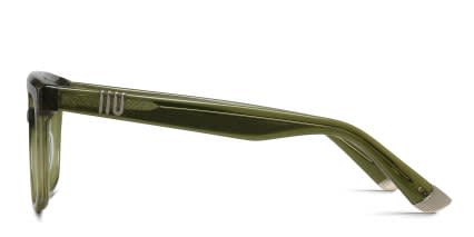 Muse El Matador w/Clip-on Green glasses - Green - Side View