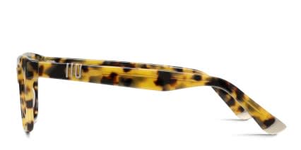 Muse Laguna w/Clip-on Tortoise, Yellow glasses - Tortoise / Yellow - Side View