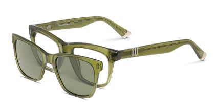 Muse Laguna w/Clip-on Green glasses - Green - Angle View