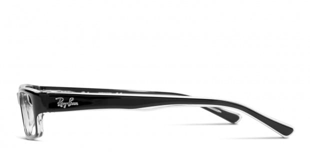 Ray Ban 5246 Shiny Black Prescription Eyeglasses