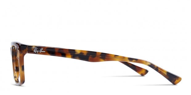 Ray ban leopard print glasses sales