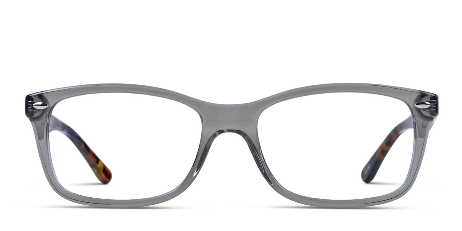 Ray-Ban RX5228 Gray, Clear, Tortoise glasses - Gray / Clear / Tortoise - Frontal View