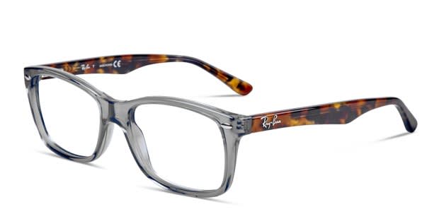 Ray-Ban RX5228 Gray/Clear/Tortoise Eyeglasses | Includes FREE Rx
