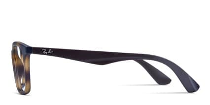 Ray-Ban RX7047 Brown w/Tortoise glasses - Brown / Tortoise - Side View