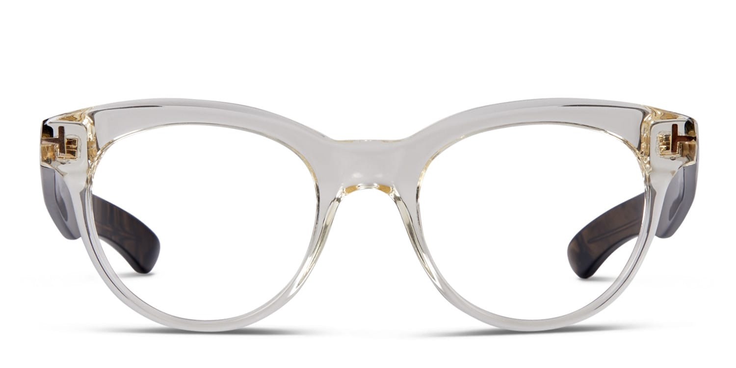 TOMS Clear Beige Frame Sunglasses with Brown Lenses Unisex Rome Brown Fade Sunglass – TOMS.com main image 3