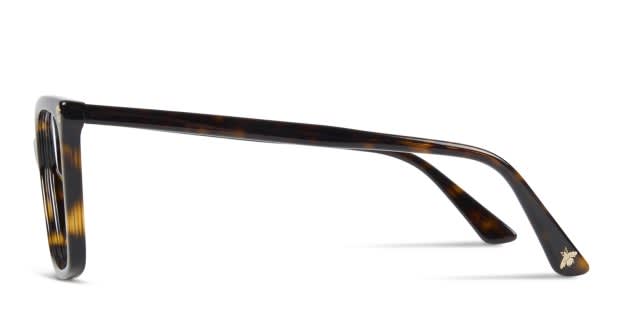 Gucci GG0025O Tortoise Prescription Eyeglasses