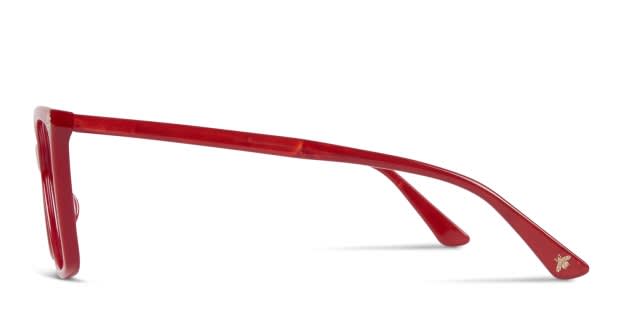 Gucci GG0025O Red Prescription Eyeglasses