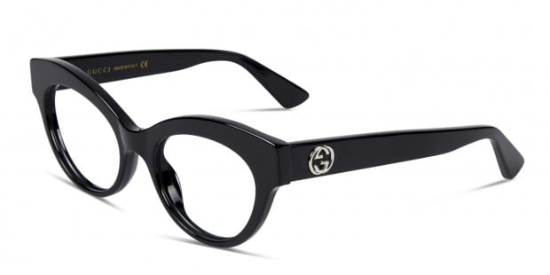 メガネ GUCCI Gucci - GG0030O - 009 black black transpare Gucci GG0030O Black Prescription Eyeglasses