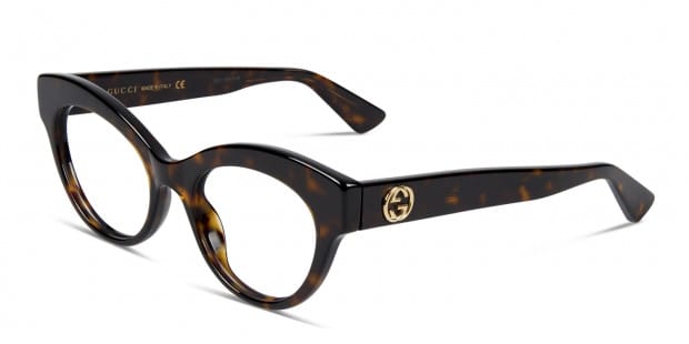 メガネ GUCCI Gucci - GG0030O - 009 black black transpare Gucci GG0030O Tortoise Prescription Eyeglasses