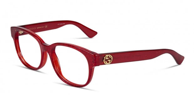 Gucci red frame glasses on sale